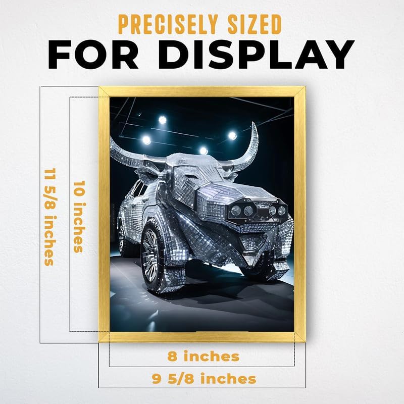 InkFlow Posters Diamond Car Canvas Poster - Image 3