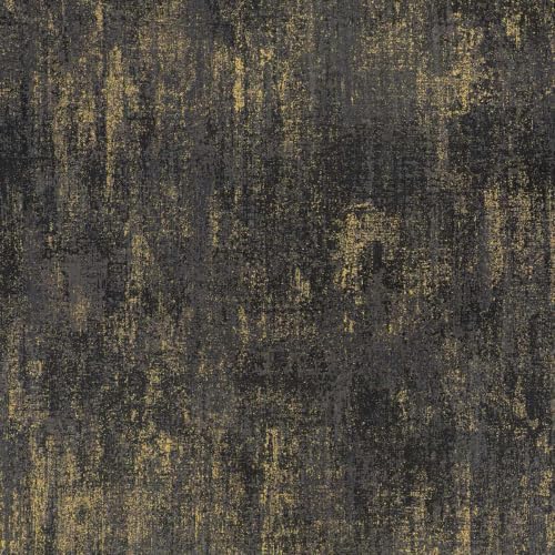 Arthome Black Gold Wallpaper Peel and Stick Contact Paper 17"x400" by ArthomeWALLDECOR