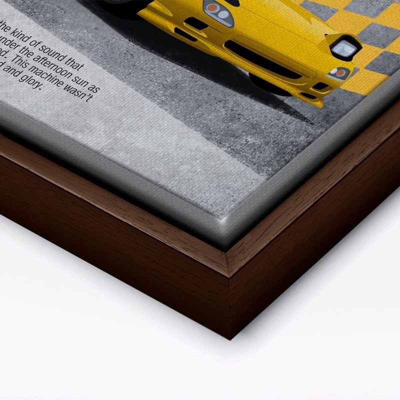 InkFlow Posters Retro Sports Car Canvas Poster - Image 2