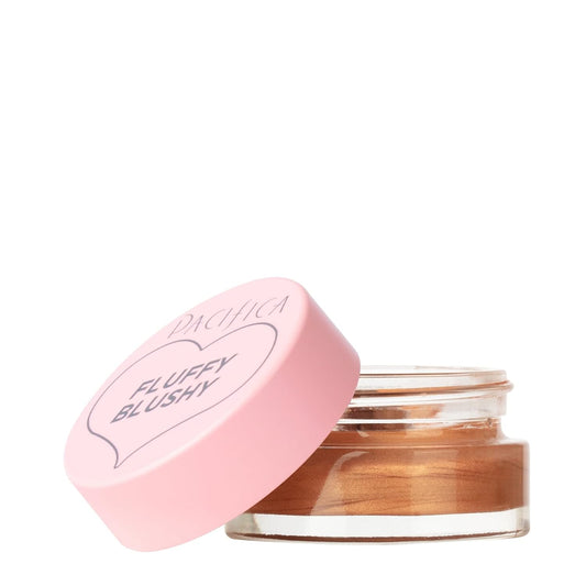 Pacifica Beauty Fluffy Blushy Cream Blush - Fluffy, Makeup, Lip + Cheek, Lightweight, Blendable, Buildable, Air Whip Cream Blush, Hydrating Vegan Collagen, Face Blush, Vegan, 1 fl oz (1 Count)