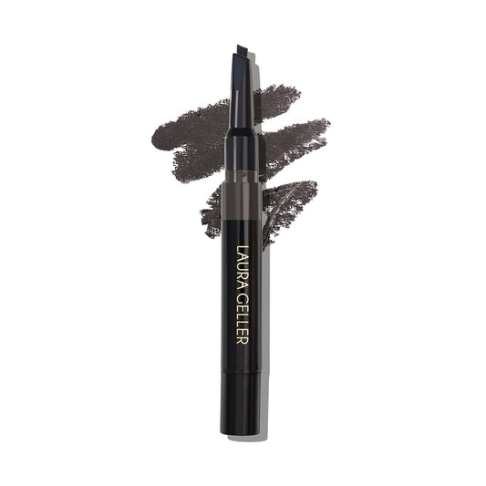 LAURA GELLER NEW YORK Sculpt-n-Stay Waterproof Brow Pencil & Gel- Soft Black