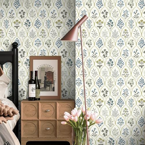 Dimoon 236"x17.3" Peel and Stick Wallpaper Contact Paper Floral Modern - Image 6