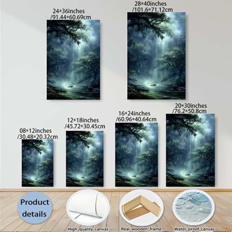 Serene Landscape Canvas Wall Art - Image 5