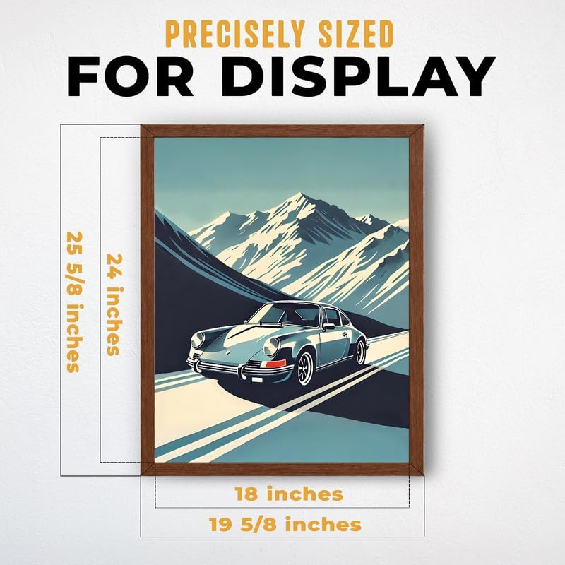 InkFlow Posters Vintage Sports Car Canvas Poster - Image 3