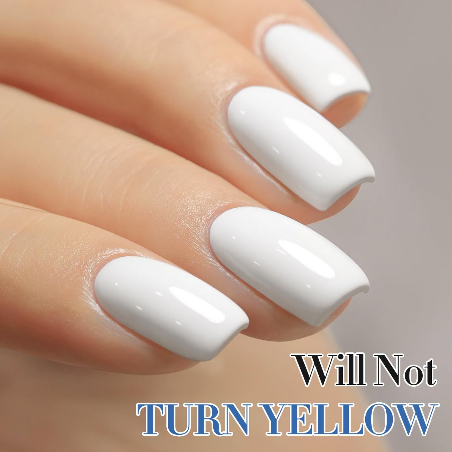 Double Rhythm 15ML No Wipe Gel Top Coat Base Coat Iridescent Glitter Shimmer 2 in 1 Nail Polish Soak Off Manicure DIY Home Salon (Clear)