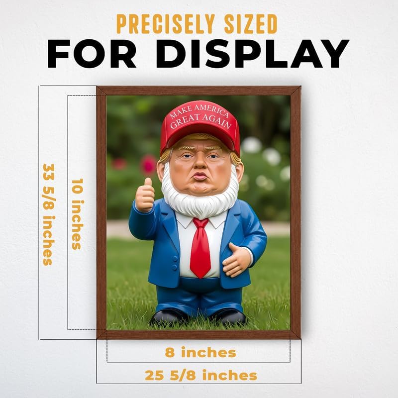 InkFlow Posters Garden Gnome Figurine Canvas Poster - Image 3