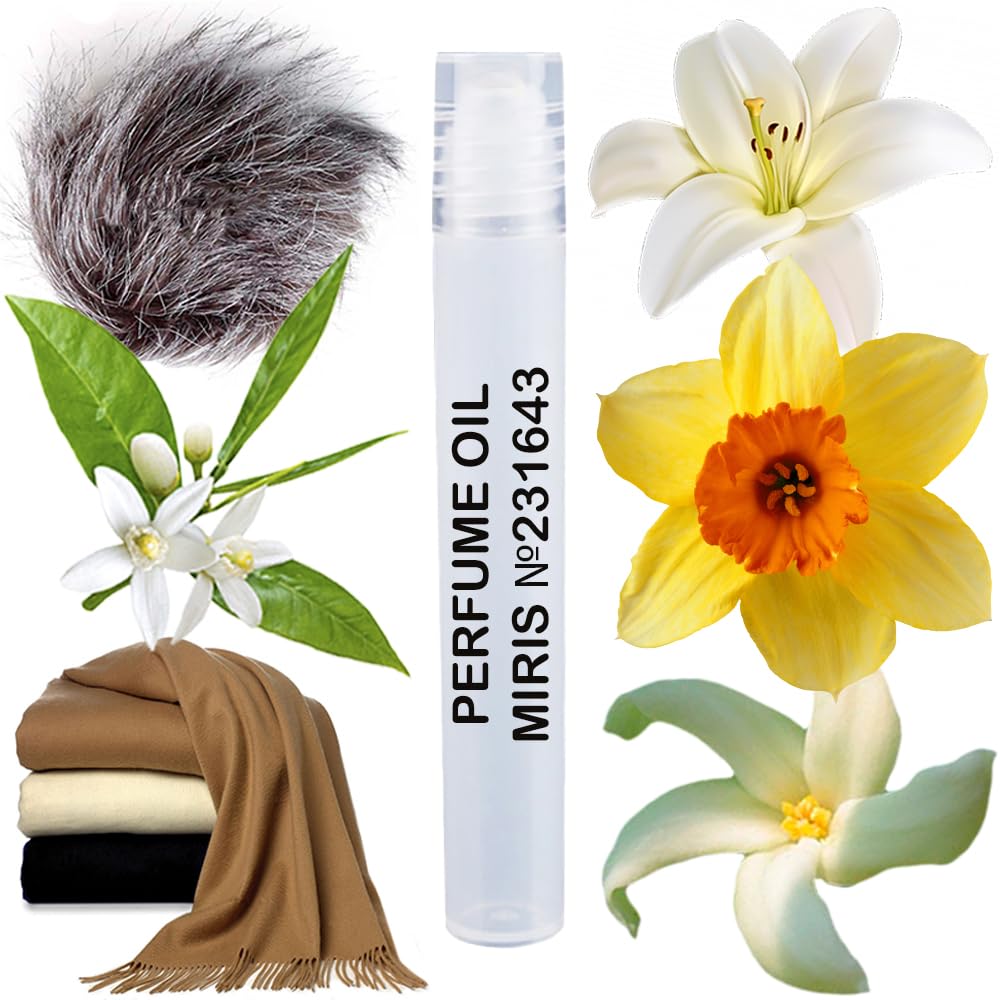 MIRIS Perfume Oil No. 231643, Inspired by Dolce, Long-Lasting Women Roll-On, Rollerball 0.34 Fl Oz / 10 ml