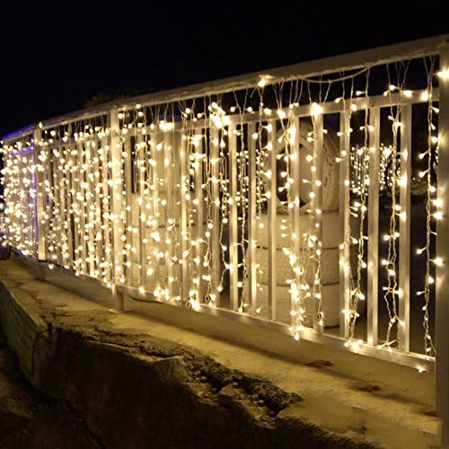 Twinkle Star 600 LED Window Curtain String Light - Image 4