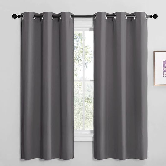 NICETOWN Grey Blackout Curtain Panels by NICETOWN