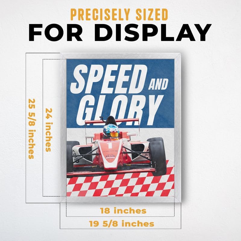 InkFlow Posters Racing Car Canvas Poster - Image 3