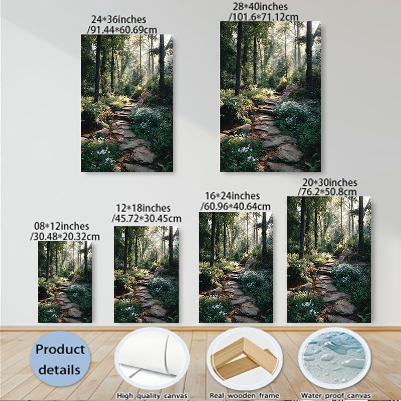 Serene Landscape Canvas Wall Art - Image 5