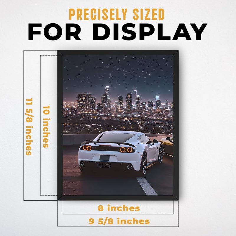 InkFlow Posters City Skyline Sports Car Canvas Poster - Image 3