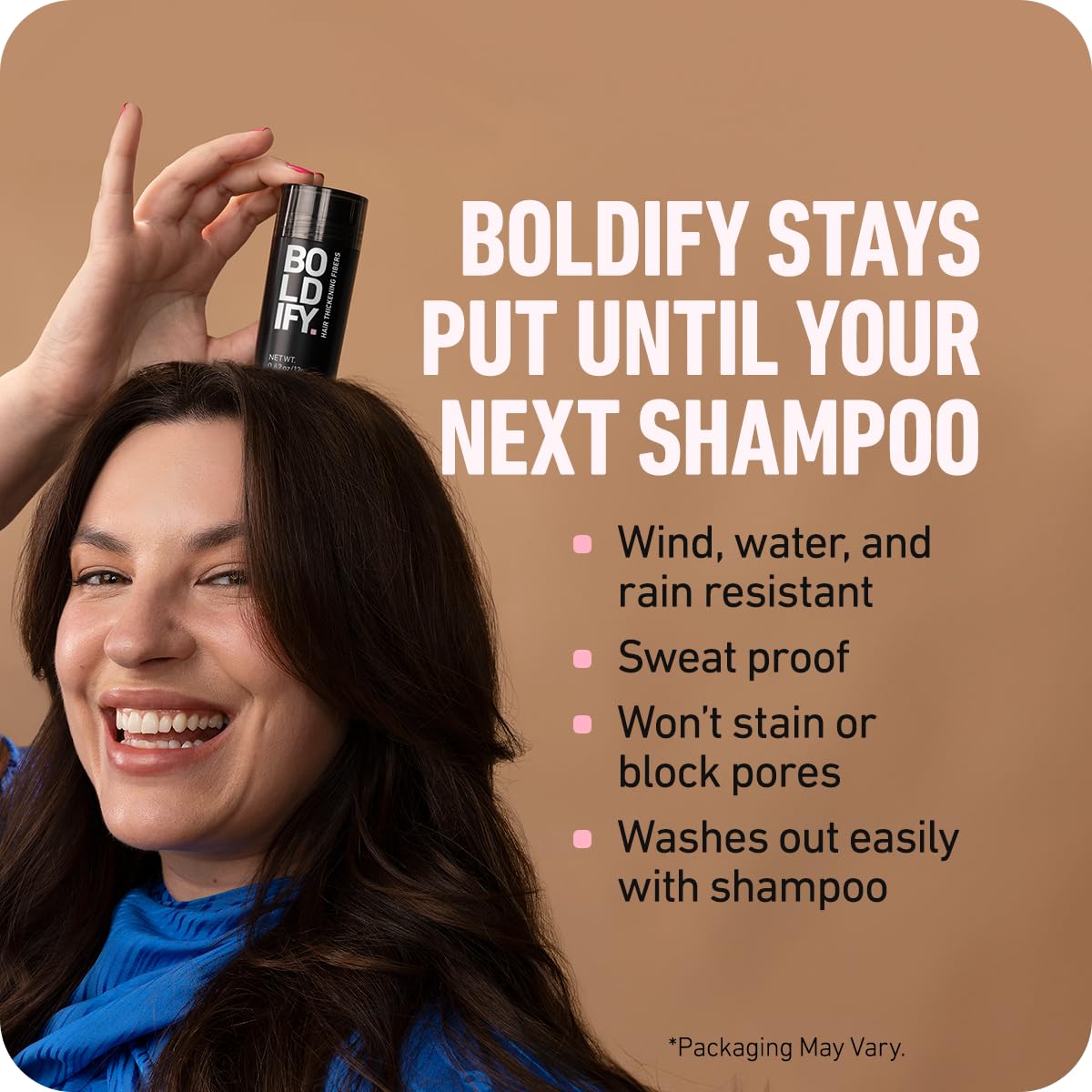 BOLDIFY Hair Fibers (12.5g) - Fill In Thinning and Fine Hair for an Instantly Fuller, Thicker Look - 14 Shades for Women & Men - Light Blonde