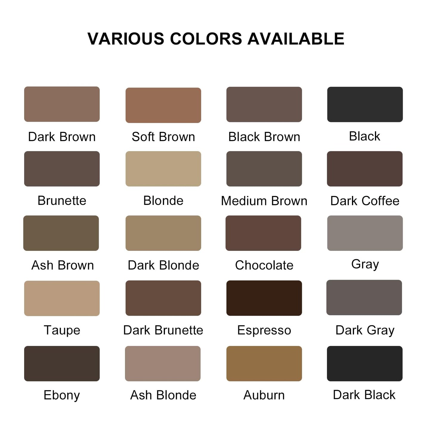 Eyebrow Stamp Stencil Kit ,Brow Stamp Trio Kit with Waterproof Eyebrow Pencil, Eyebrow Pomade, 20 Eyebrow Stencils, Dual-ended Eyebrow Brush and Sponge Applicator - Dark Brown