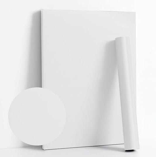 Dimoon 236''x17.7'' White Thicken Peel and Stick Wallpaper Contact Paper Modern by DIYYOURMOON