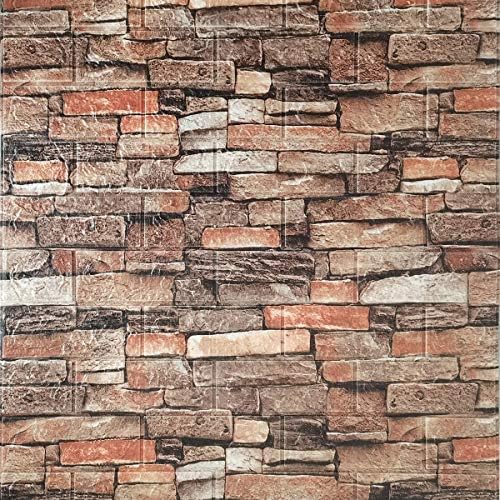 3D Self Adhesive Foam Wall Panels, 10 Tiles Cover 57 sq feet, Peel and Stick by Cozylkx