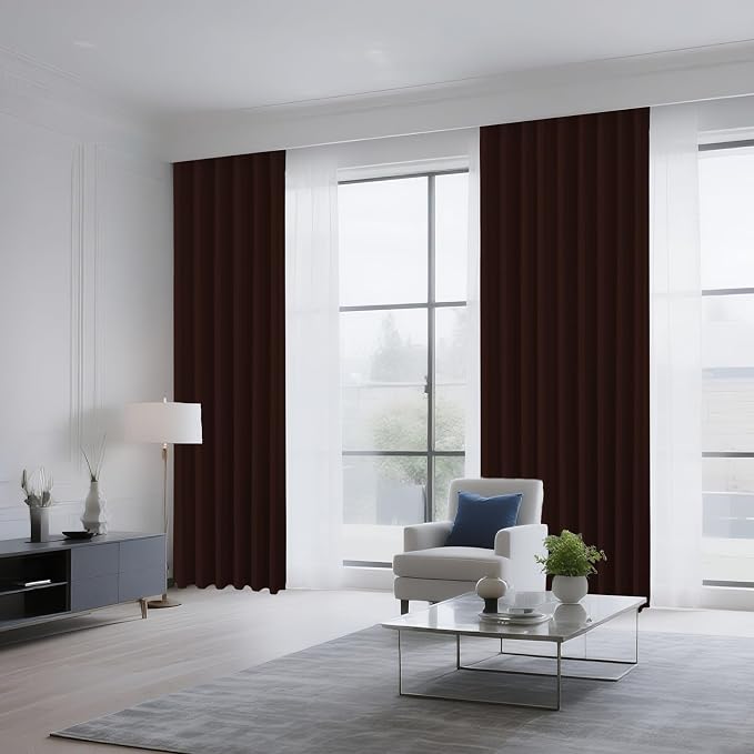 CUCRAF Blackout Curtains 84 inch Length 2 Panels Set, Rod Pocket Room Darkening - Image 8