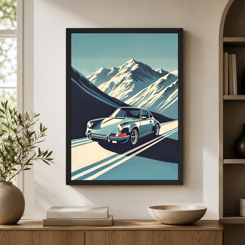 InkFlow Posters Vintage Sports Car Canvas Poster - Image 6