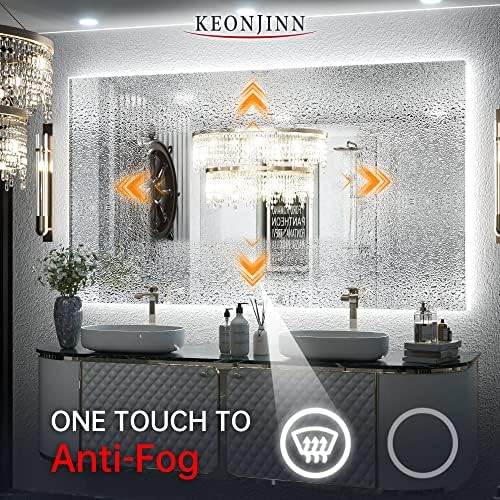 Keonjinn 48 x 28 LED Bathroom Mirror - Image 2