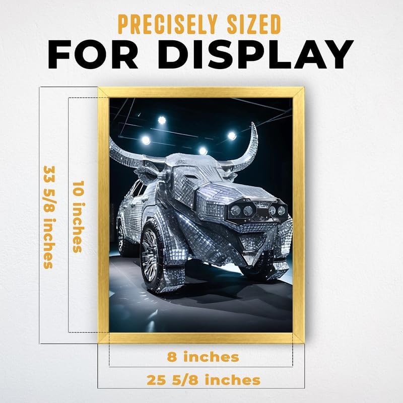 InkFlow Posters Diamond Car Canvas Poster - Image 3