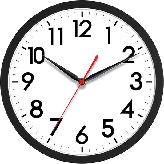 AKCISOT 14 Inch Wall Clock Silent Non-Ticking Modern Wall Clocks Battery by Akcisot