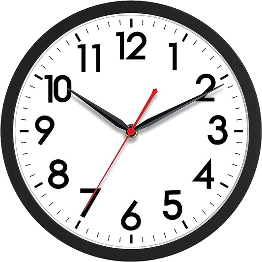 AKCISOT 18 Inch Wall Clock Large Silent Non-Ticking Wall Clocks Battery Operated by Akcisot