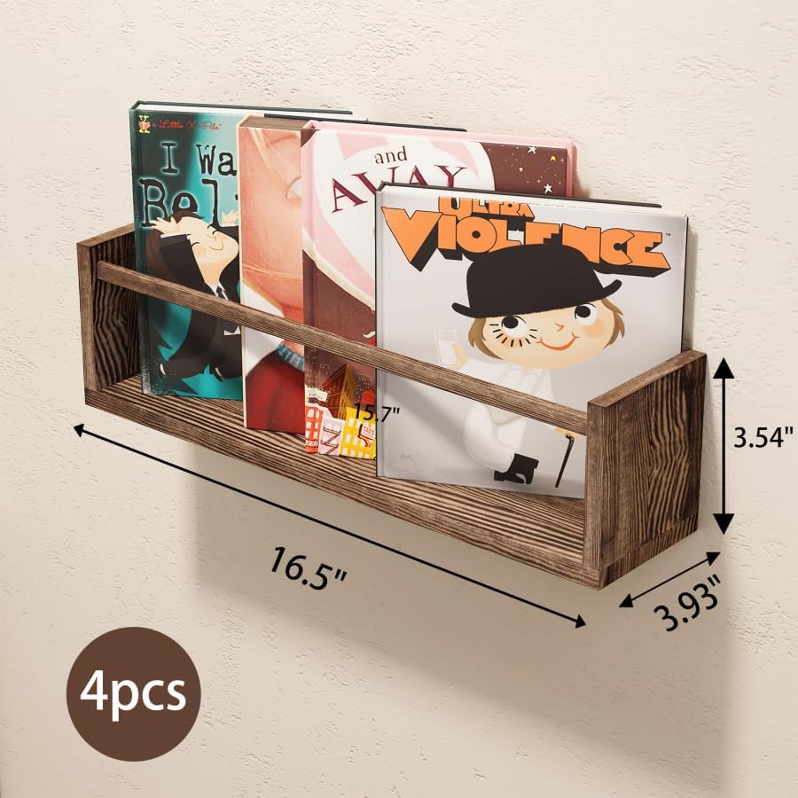 Fixwal Floating Nursery Book Shelves - Image 3