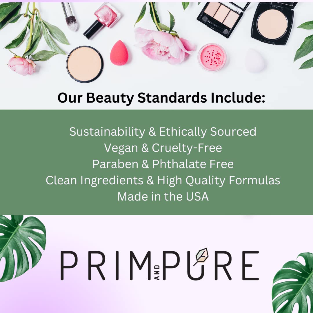 Prim and Pure Ultimate Mineral Kids Makeup Gift Set | Perfect for Play Dates & Birthday Parties | Kids Safe Eyeshadow Makeup – Mineral Blush | Organic & Natural Makeup Kit for Kids| Made in USA