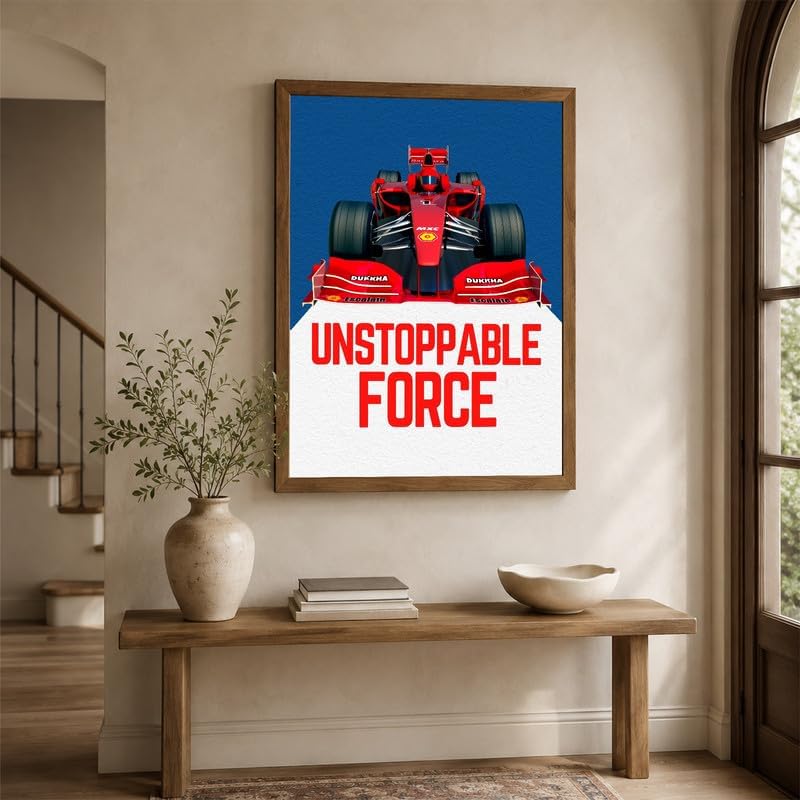 InkFlow Posters Racing Car Canvas Poster - Image 5