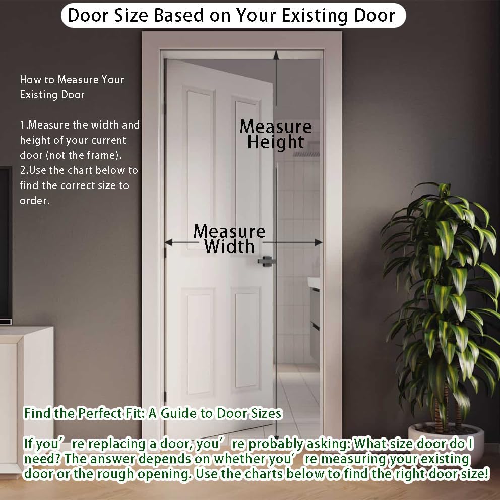 Removable Door Mural Decal, Self-Adhesive Wooden Door Wallpaper, Peel & Stick - Image 7