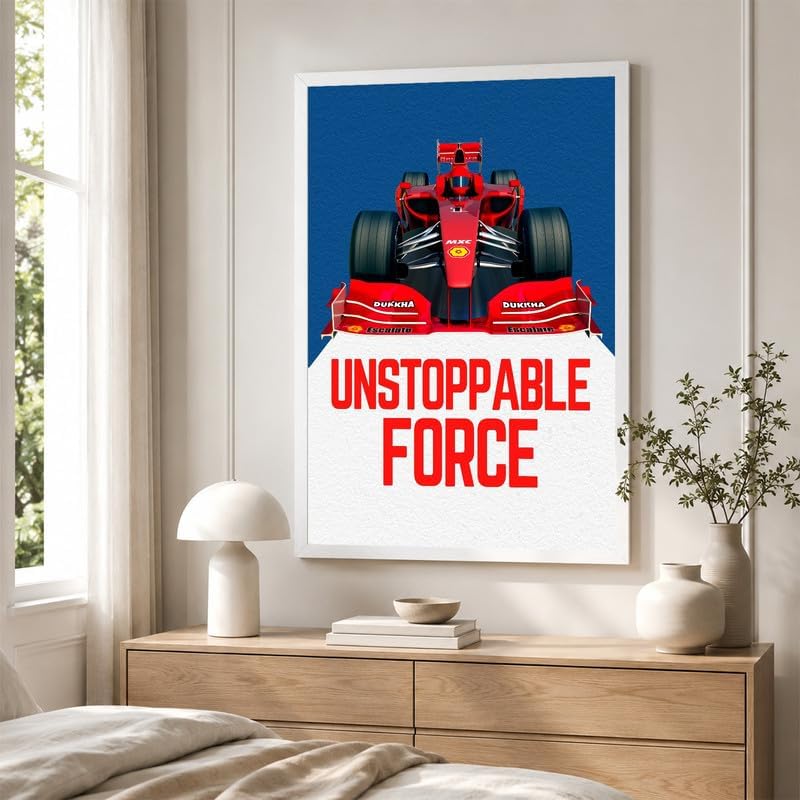 InkFlow Posters Racing Car Canvas Poster - Image 4