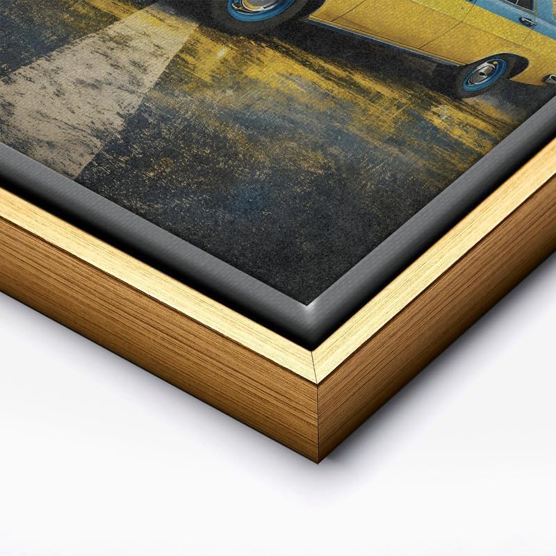 InkFlow Posters Vintage Car Canvas Poster - Image 2