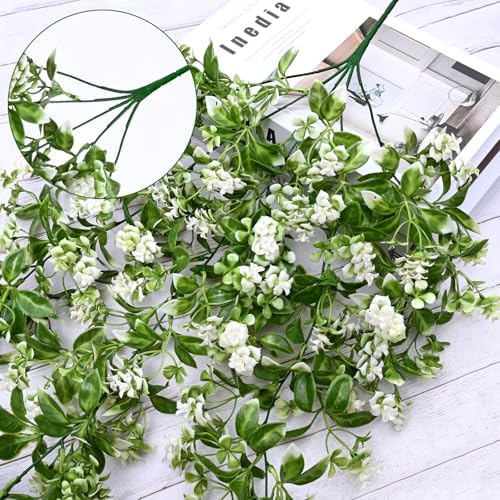 Waipfaru 4pcs Fake Hanging Plants, Faux Ivy Fake Vines Greenery - Image 6