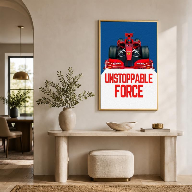 InkFlow Posters Racing Car Canvas Poster - Image 6