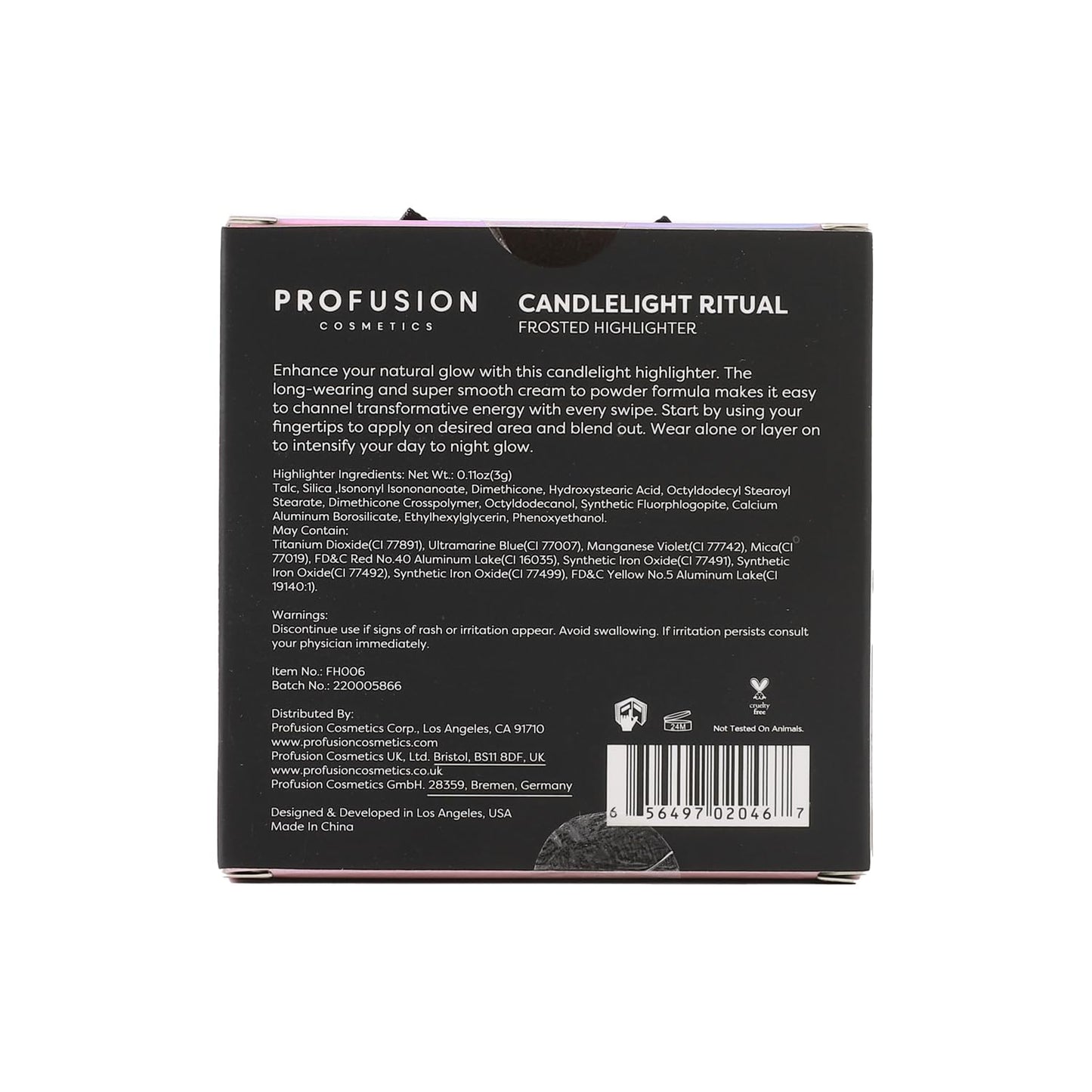 Profusion Cosmetics Candlelight Ritual Highlighter, Unleash Your Inner Glow and Illuminate Your Look with Premium Cream to Powder Beauty Tool for Effortless Glamour