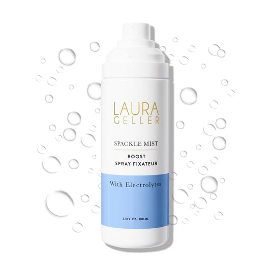 LAURA GELLER NEW YORK Spackle Mist Boost Setting Spray with Electrolytes - Long-Lasting Makeup Spray with Blue Light Protection - Dewy Skin Makeup Setting Spray