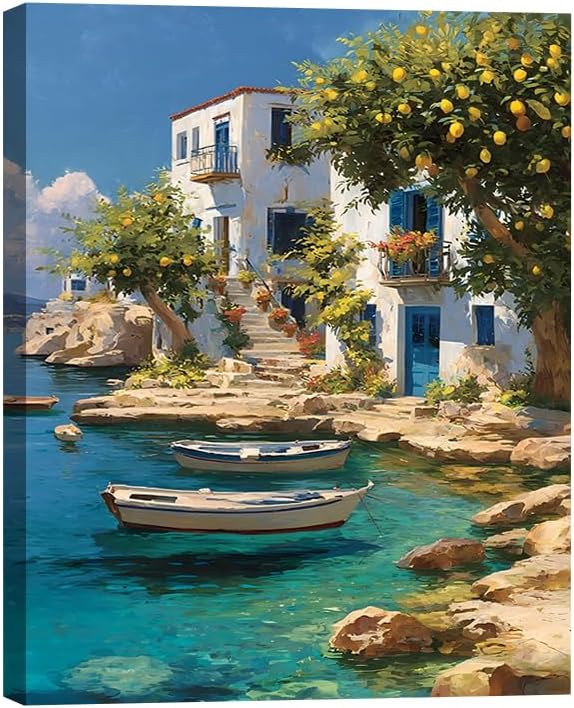 Serene Landscape Canvas Wall Art by Unknown