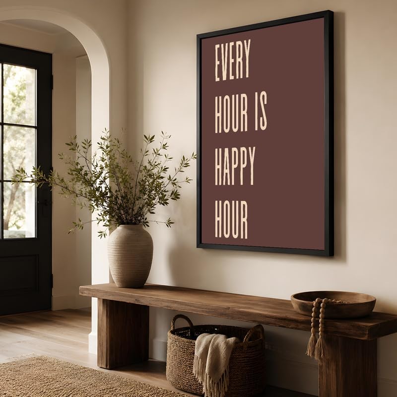 InkFlow Posters Every Hour Happy Hour Canvas Poster - Image 4