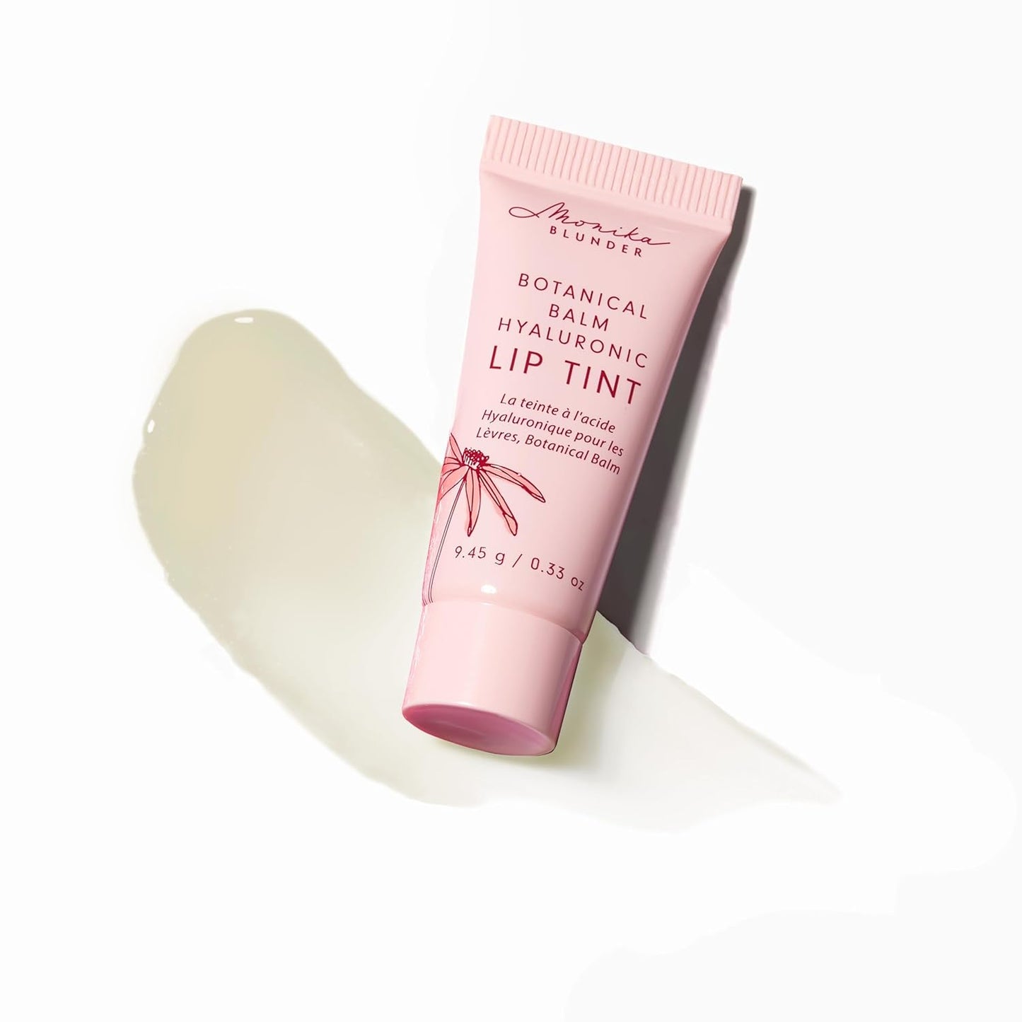 Monika Blunder Beauty - Botanical Balm Hyaluronic Lip Tint (Winter) - Clear - Hydrating Lip Tint, Clean Beauty, Cruelty-Free, Vegan, Non-Toxic, Moisturizing, Lightweight, Glossy Finish