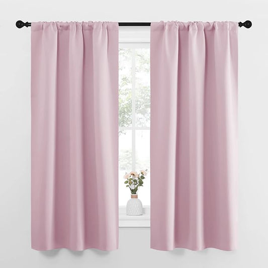 NICETOWN Bedroom Curtains, Room Darkening Draperies Window Curtain Panels by NICETOWN