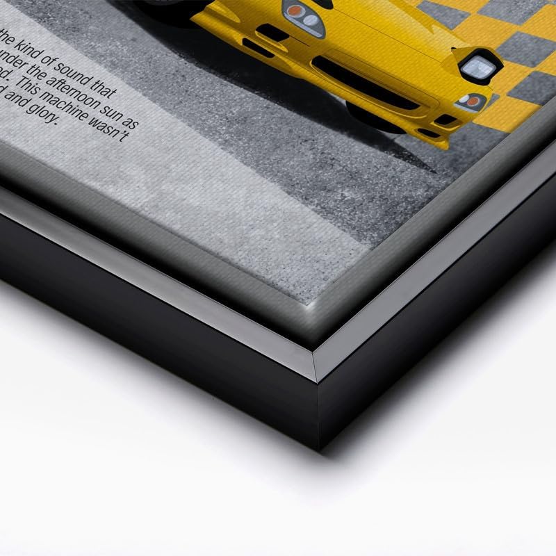 InkFlow Posters Retro Sports Car Canvas Poster - Image 2
