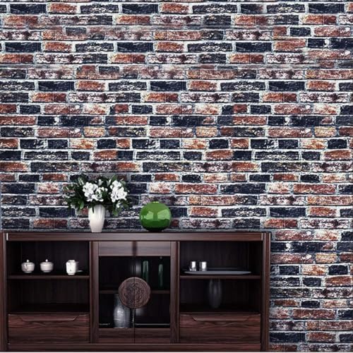 3D Self Adhesive Foam Wall Panels, 10 Tiles Cover 57 sq feet, Peel and Stick - Image 2