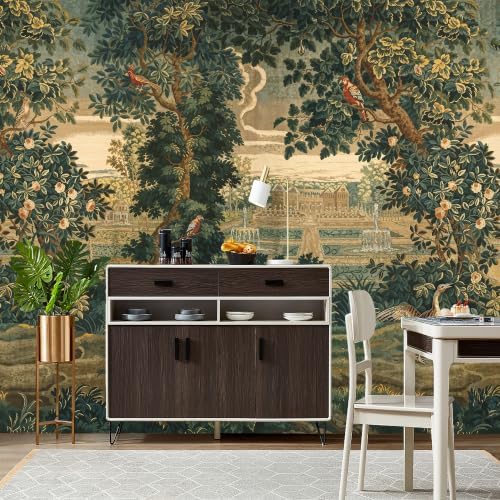 Lush Green Plants, Rare and Exotic Animals, and self-Adhesive murals of the - Image 4