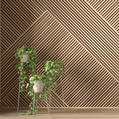 ZETY HOME Acoustic Wood Wall Panels, Slat 4-Pack, 94.5 in - Image 6