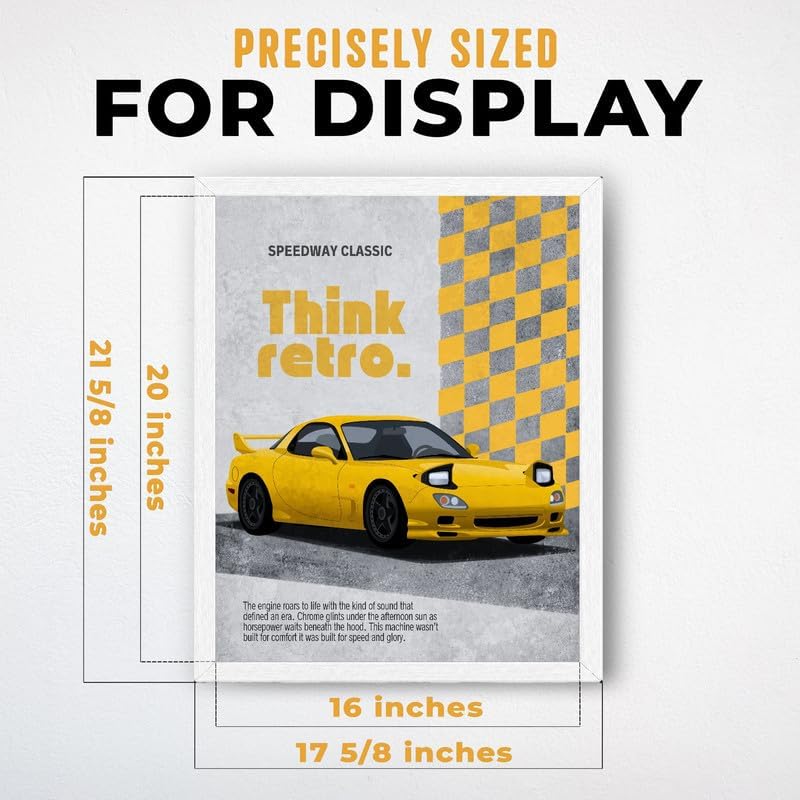 InkFlow Posters Retro Sports Car Canvas Poster - Image 3