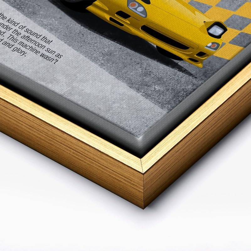 InkFlow Posters Retro Sports Car Canvas Poster - Image 2