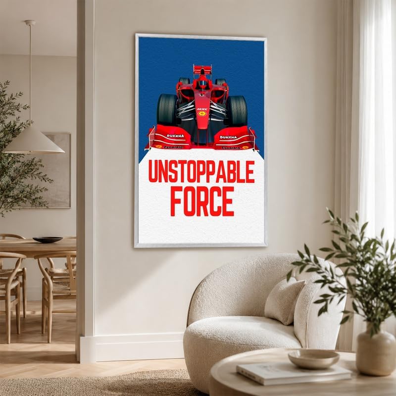 InkFlow Posters Racing Car Canvas Poster - Image 6