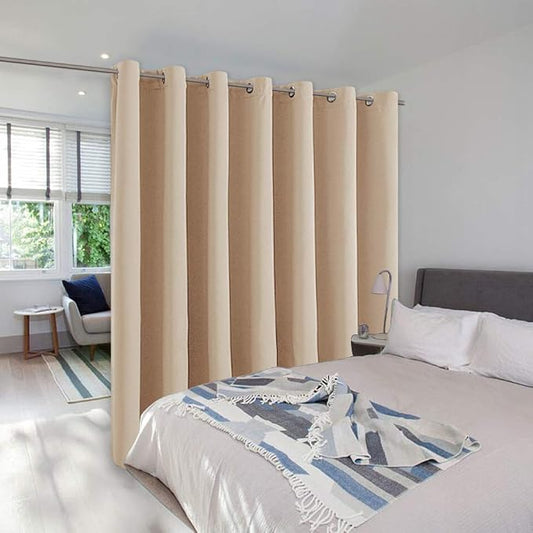 NICETOWN Room Divider Curtain Screen Partitions, Basement Hospital Medical by NICETOWN