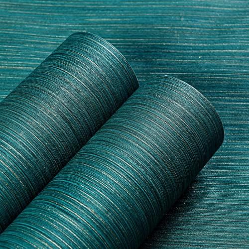 Haimin Grasscloth Wallpaper Textured 24inx393in Fabric Contact Paper - Image 3