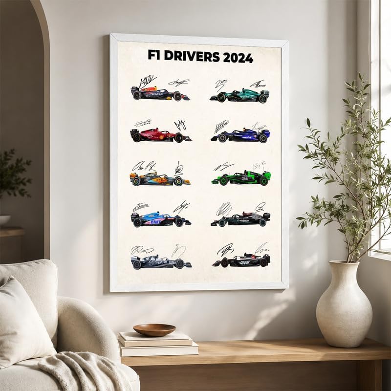 InkFlow Posters Car Racing Canvas Poster - Image 6